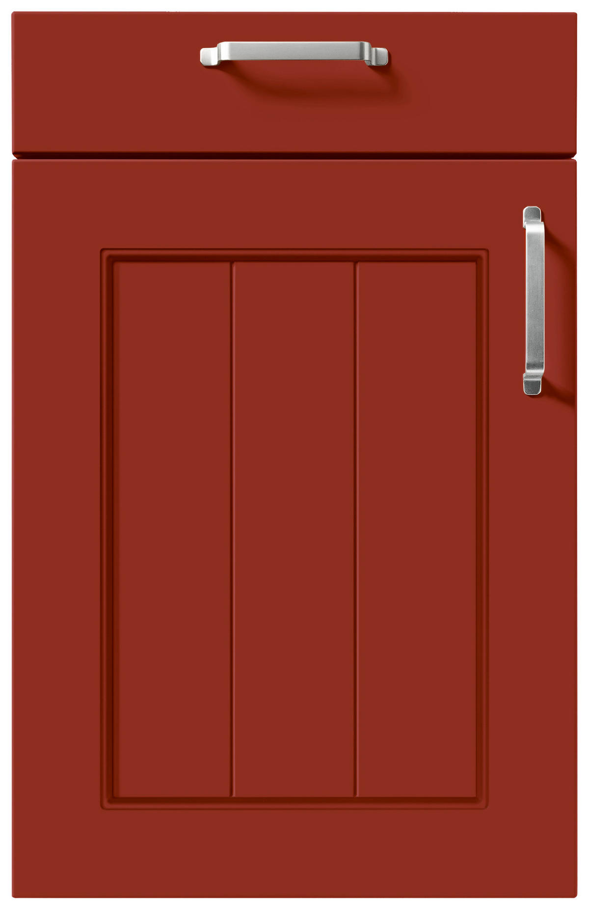 EINBAUKÜCHE CANDY SATIN  - Salbeigrün, Design, Holzwerkstoff - Novel