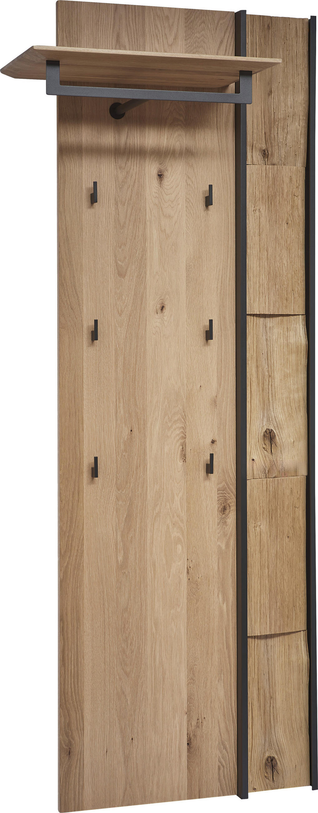 GARDEROBENPANEEL  in 79/196/35 cm  - Eichefarben, Design, Holz/Metall (79/196/35cm) - Johann Jakob