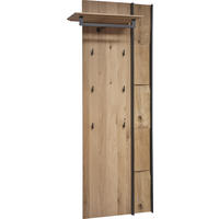 GARDEROBENPANEEL  in 79/196/35 cm  - Eichefarben, Design, Holz/Metall (79/196/35cm) - Johann Jakob