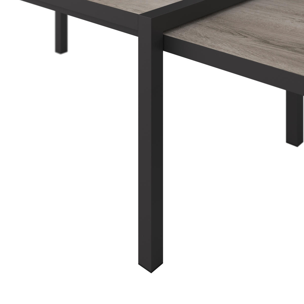 GARTENSET Webstoff Aluminium  - Anthrazit/Hellgrau, MODERN, Kunststoff/Textil - Ambia Garden