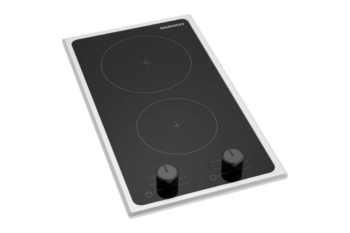 GLASKERAMIKKOCHFELD  - Schwarz, Basics, Glas (29/4,75/51cm) - Daewoo
