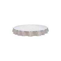 TISCHDECKE Sabina Textil Flachgewebe Beige 200/200 cm  - Beige, Basics, Textil (200/200cm)