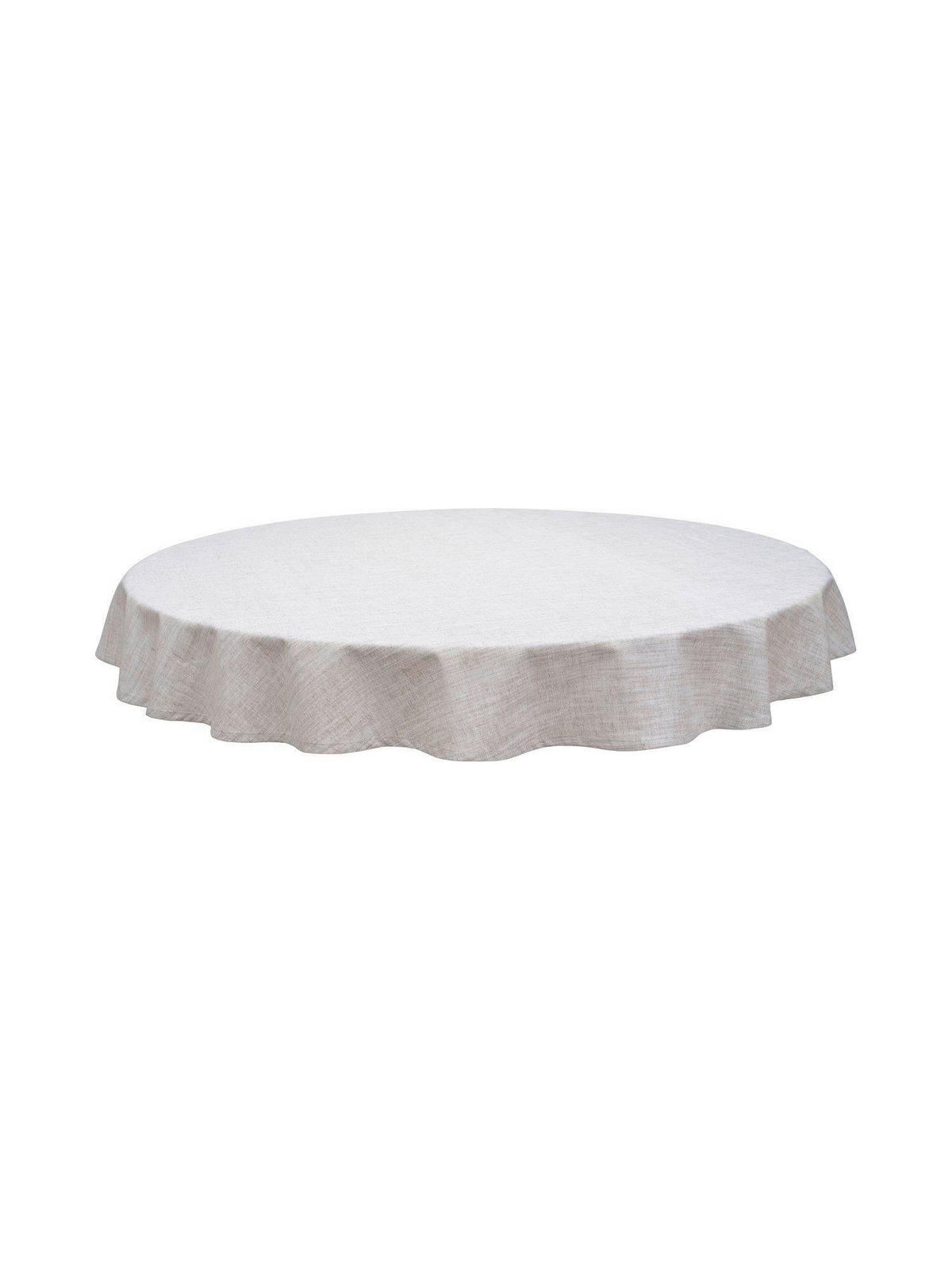 TISCHDECKE Sabina Textil Flachgewebe Beige 200/200 cm  - Beige, Basics, Textil (200/200cm)