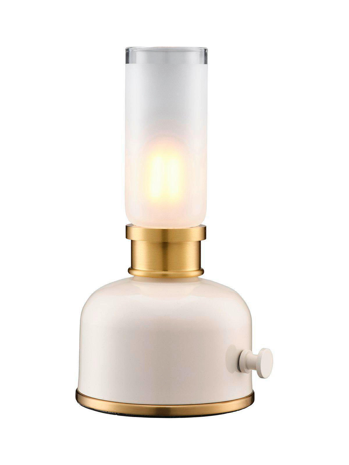 AKKU-TISCHLEUCHTE PR Home Frida 11/22/11 cm  - Beige/Hellgrau, KONVENTIONELL, Metall (11/22/11cm)