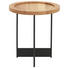 BEISTELLTISCH in Eichefarben, Schwarz - Eichefarben/Schwarz, Design, Holz/Metall (40/45cm) - Novel BEISTELLTISCH in Eichefarben, Schwarz - Eichefarben/Schwarz, Design, Holz/Metall (40/45cm) - Novel