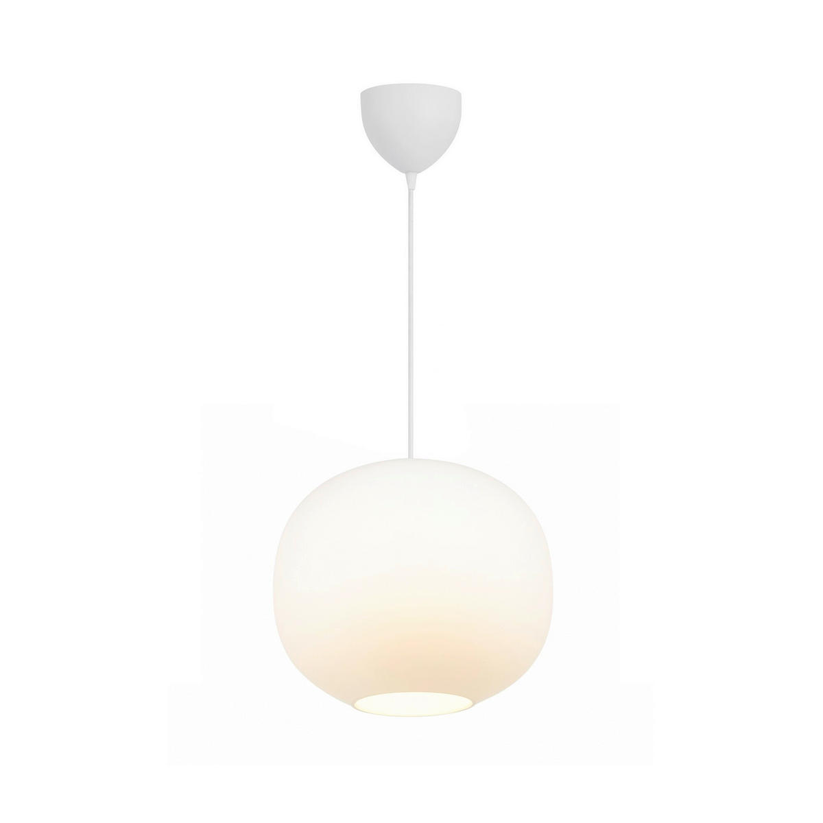 PENDELLEUCHTE Navone 30/26,5 cm  - Weiß, Design, Glas (30/26,5cm) - Nordlux
