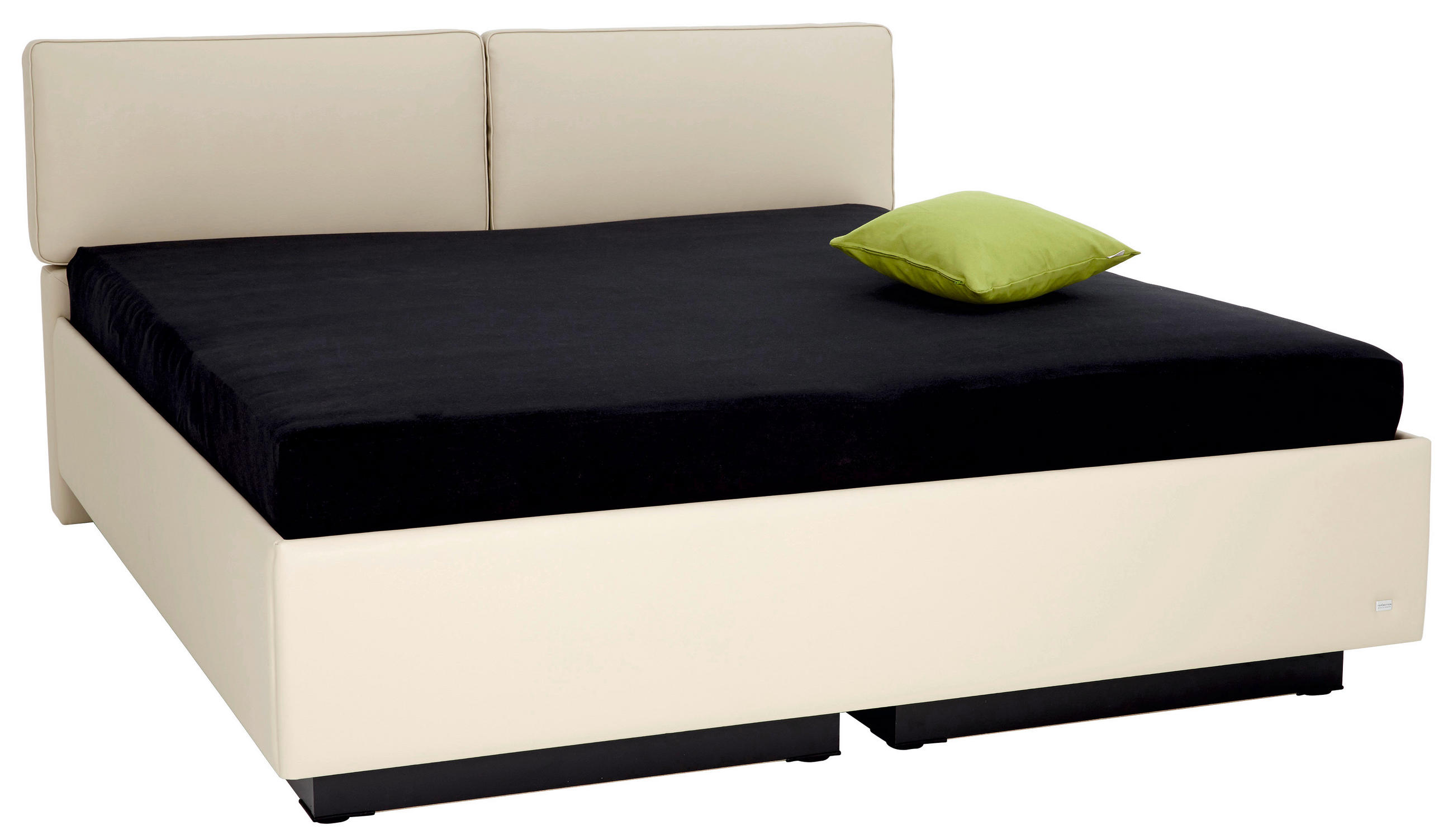 POLSTERBETT 180/200 cm,  in Beige, Bettkasten, Lattenroste,  - Beige, Konventionell, Holzwerkstoff/Textil (180/200cm) - RUF Betten