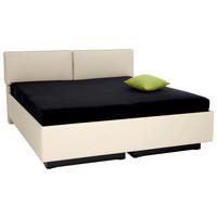 POLSTERBETT 180/200 cm,  in Beige, Bettkasten, Lattenroste,  - Beige, Konventionell, Holzwerkstoff/Textil (180/200cm) - RUF Betten