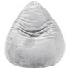 SITZSACK 220 l  - Grau, MODERN, Textil (70/110cm)