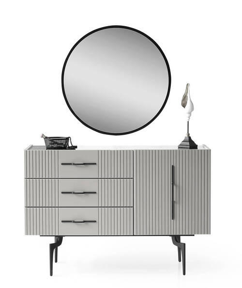 OGLINDĂ 75/75/3 cm    - gri, Modern, sticlă (75/75/3cm) - Novel