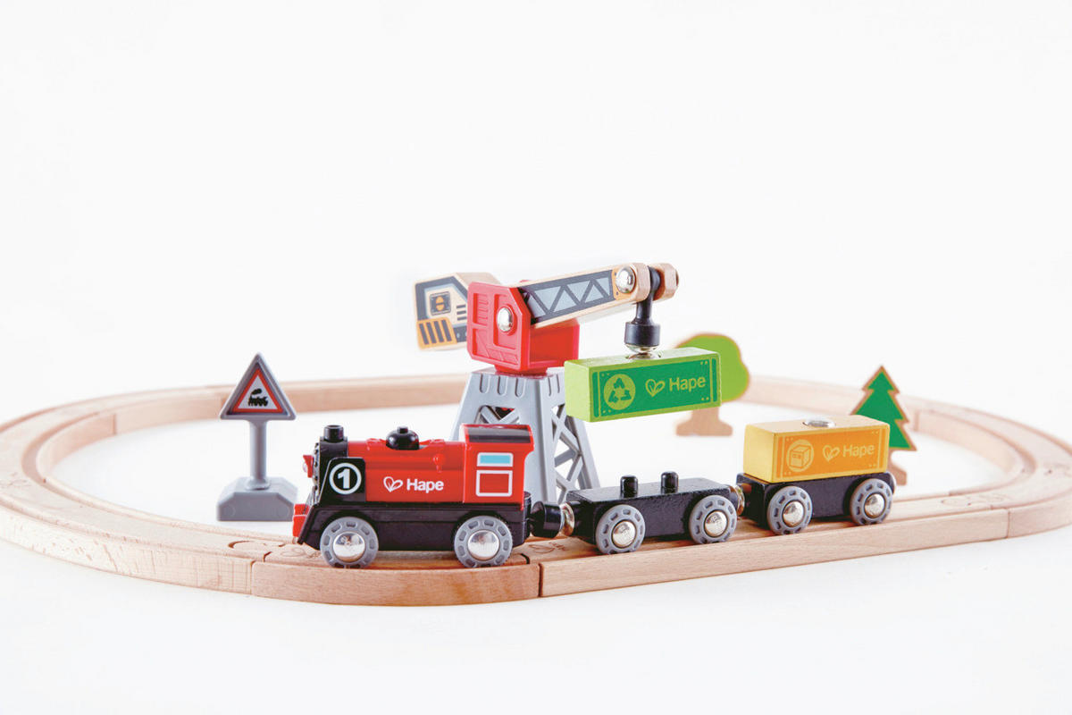 EISENBAHNZUBEHÖR - Multicolor, Basics, Holz/Kunststoff (50,0/40,0/40,0cm) - Hape