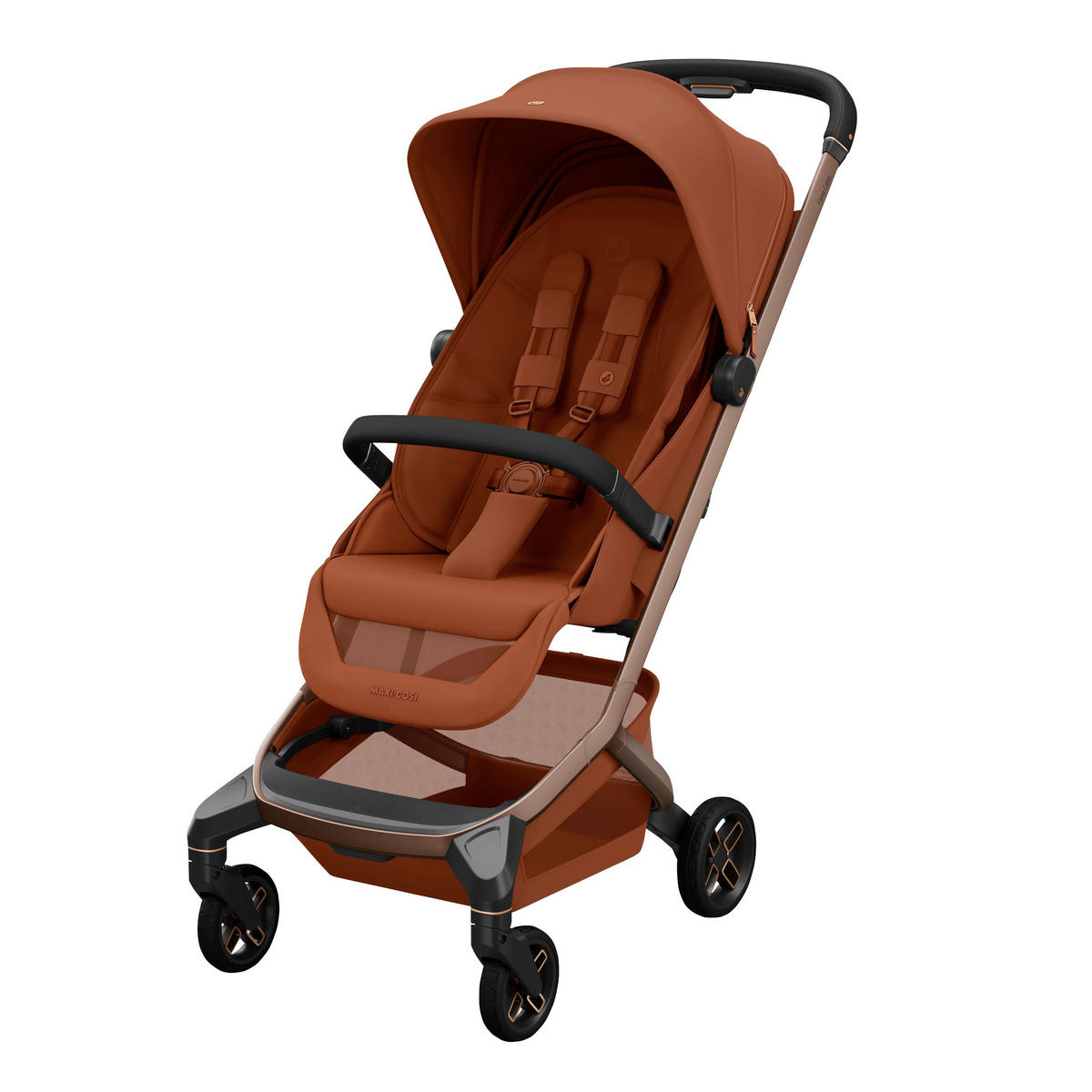 SICHERHEITSBÜGEL Fame Cabin  - Schwarz, Basics, Leder/Kunststoff (37/24cm) - Maxi-Cosi