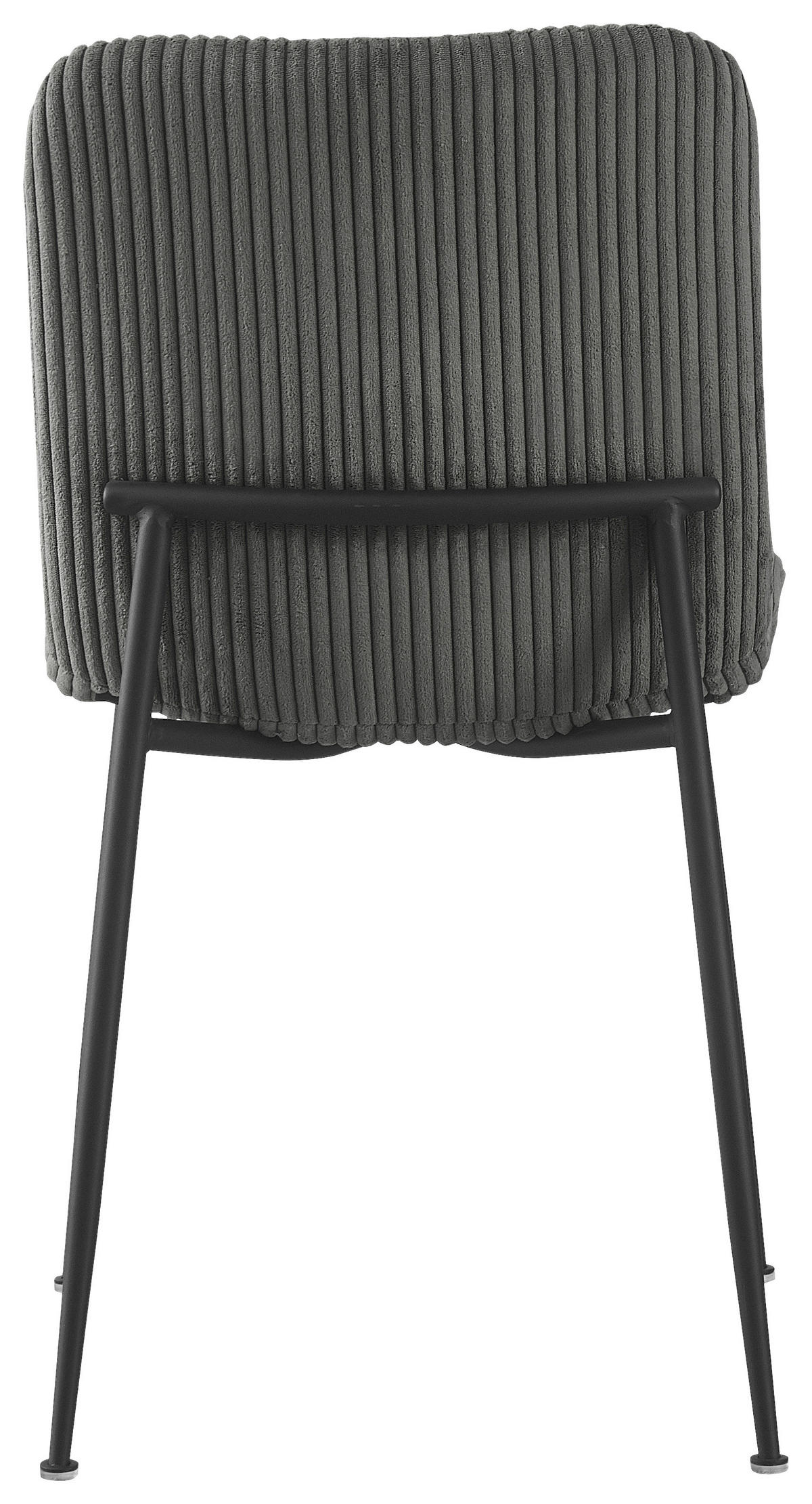 STOL, kovina, tekstil siva  - siva/črna, Design, kovina/tekstil (43/83/56cm) - Xora