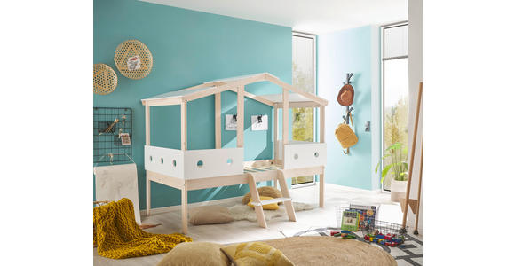 HAUSBETT Lattenrost 90/200 cm  in Weiß, Kieferfarben  - Naturfarben/Weiß, KONVENTIONELL, Holz (90/200cm) - Xora