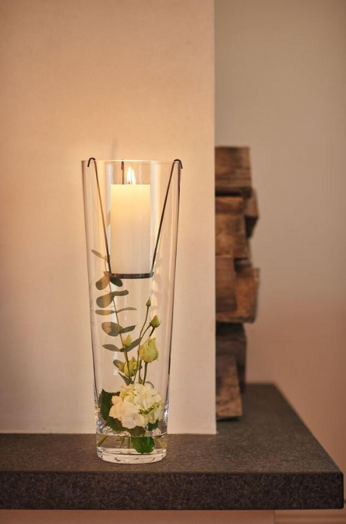 BODENVASE 50 cm  - Klar, Basics, Glas (17/50cm) - Leonardo
