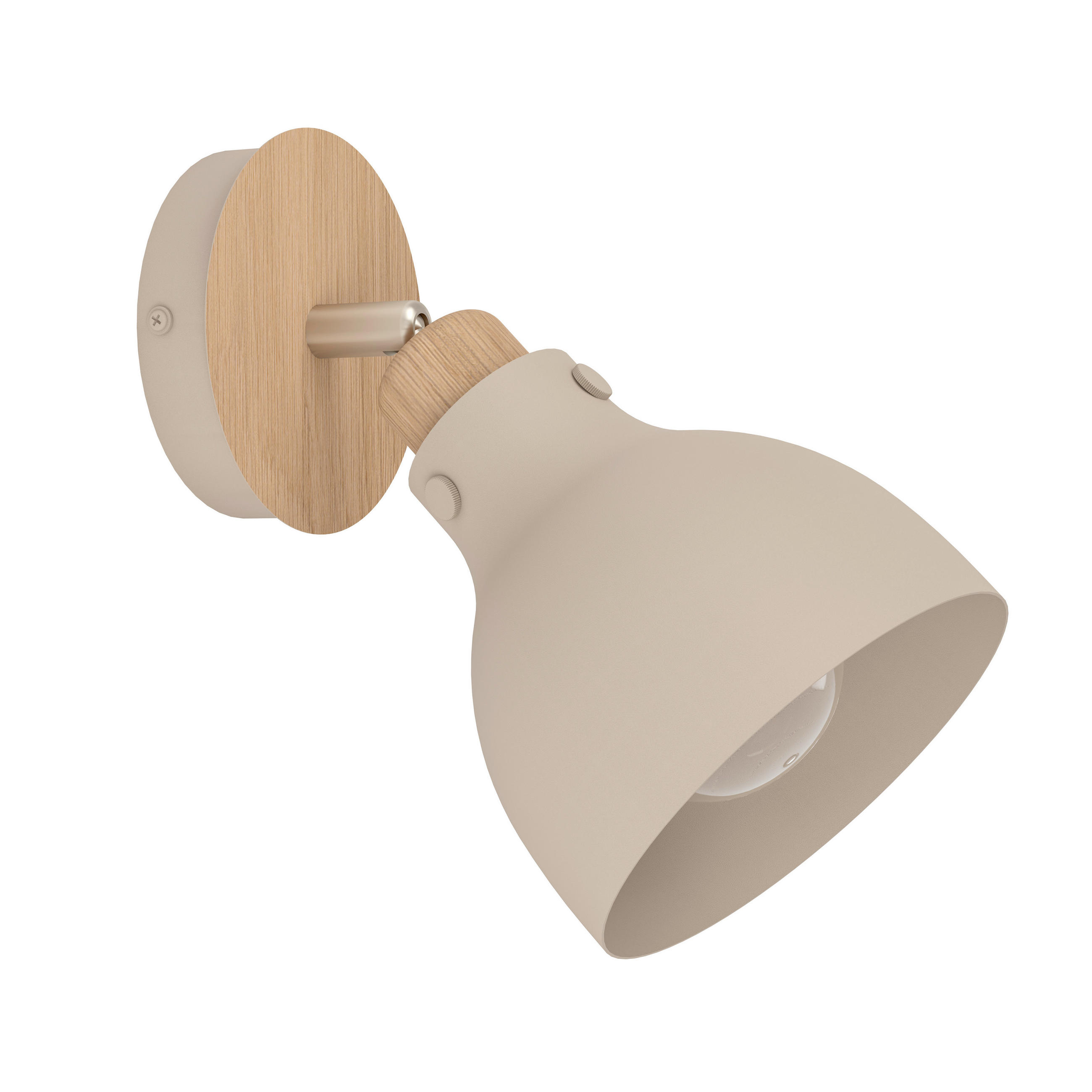 BODOVÉ SVÍTIDLO, 28 W/E27,  - pískové barvy, Basics, kov (14,5/23,5/14,5cm) - Eglo