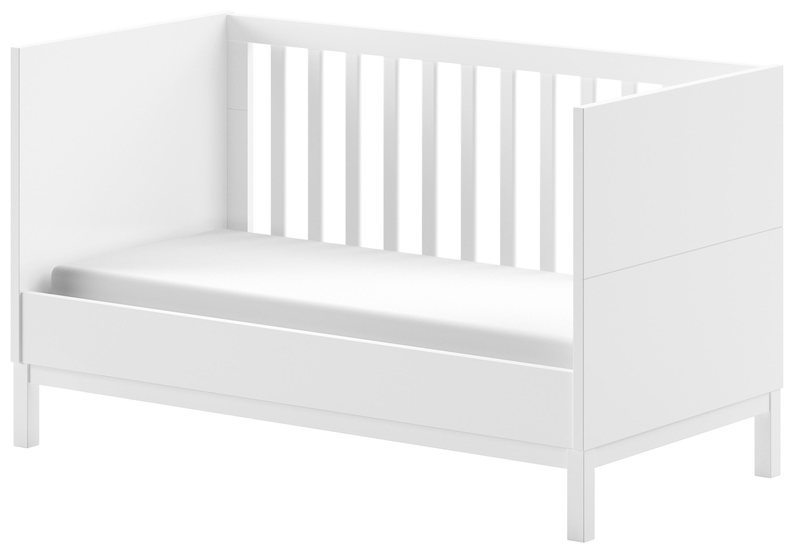 KINDER-/JUNIORBETT - Naturfarben/Weiß, MODERN, Holz/Holzwerkstoff (70/140cm) - MID.YOU