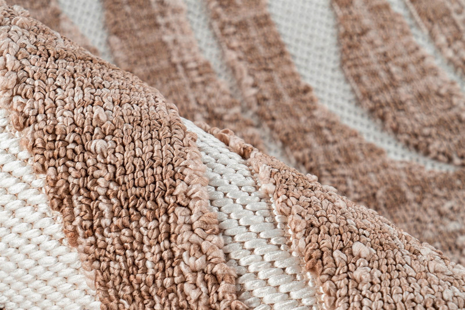 Thumbnail - Kayoom Teppich Sarai 325 Braun, Braun, Textil, Animalprint, rechteckig, 160x230 cm, pflegeleicht, Teppiche & Böden, Tepp...