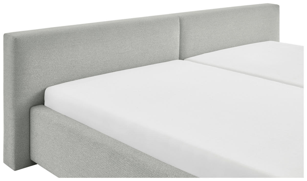 POLSTERBETT 240/200 cm,  in Grau,  - Grau, Basics, Textil (240/200cm) - Boxxx