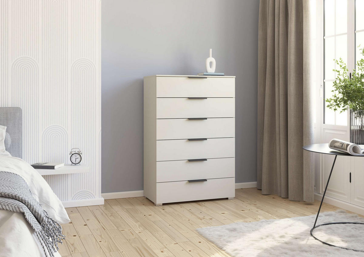 KOMMODE  in 80/119/42 cm  - Champagner/Graphitfarben, Trend, Holzwerkstoff/Metall (80/119/42cm) - Novel