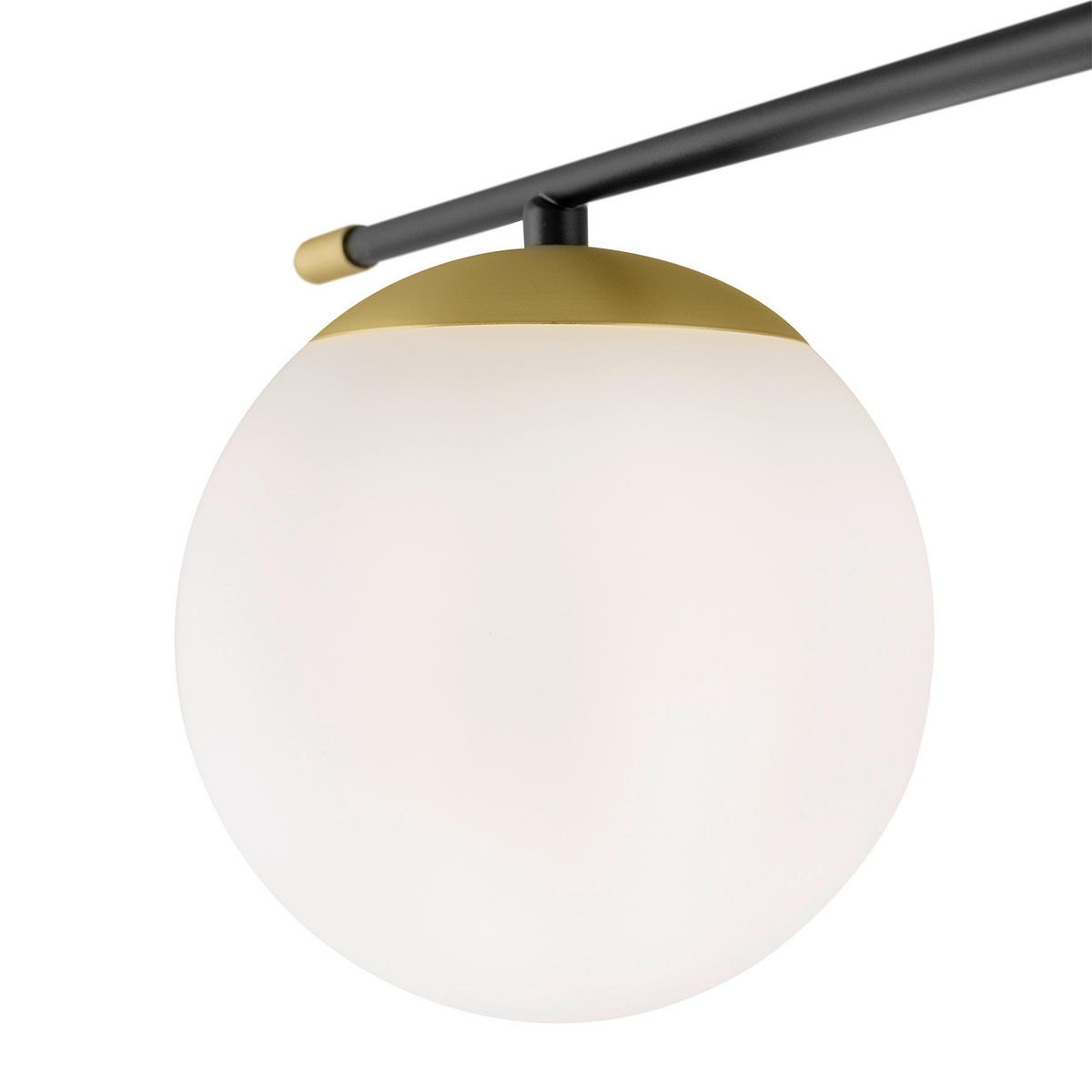 DECKENLEUCHTE 40 W     - Weiss/Goldfarben, Trend, Glas (115/35/115cm) - MAYTONI