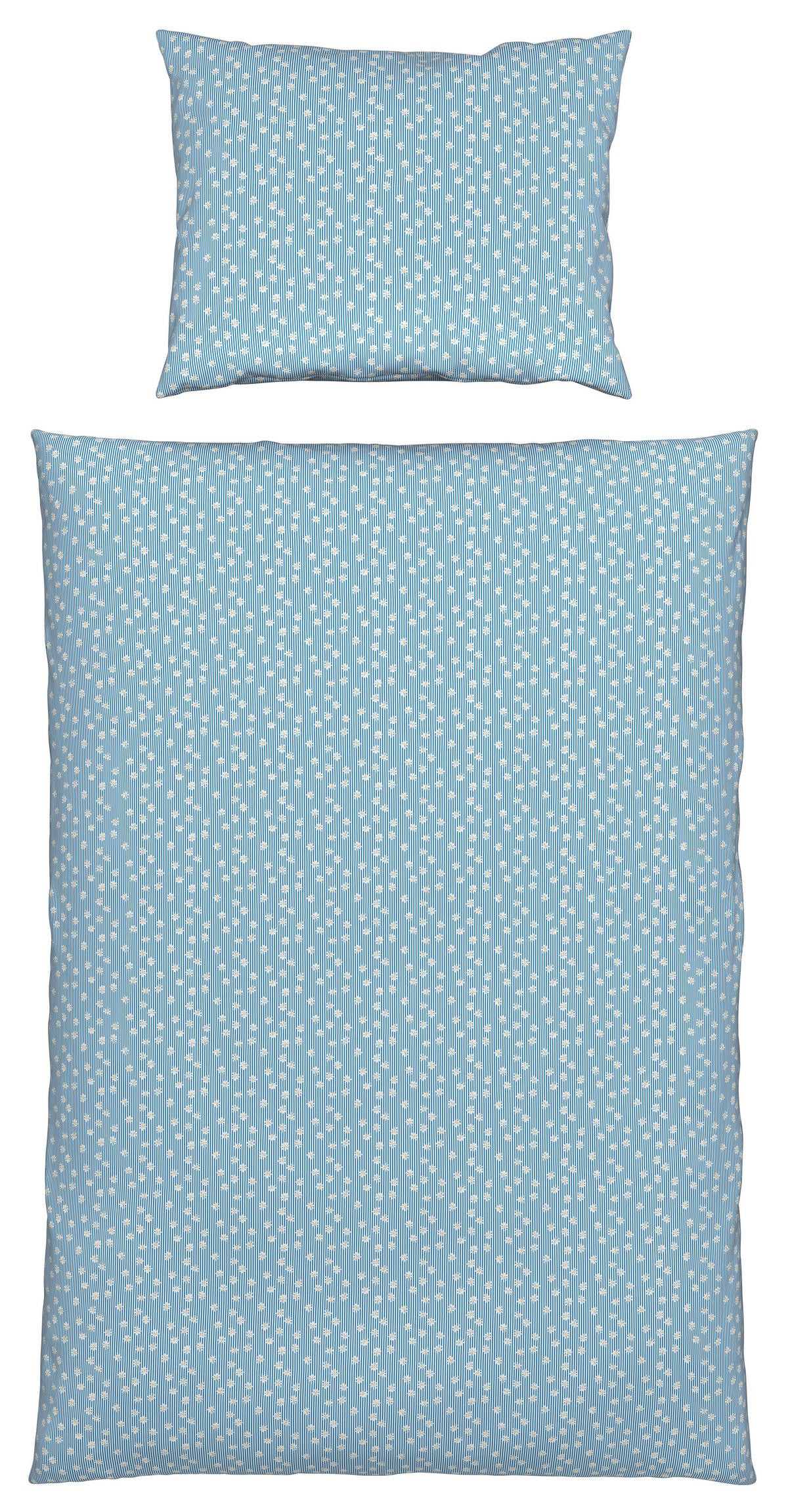 POSTELJINA DAISY 140/200 cm saten plava  - plava, Konvencionalno, tekstil (140/200cm) - Esposa