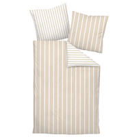 POVLEČENÍ, makosatén, bílá, přírodní barvy, 140/200 cm  - bílá/přírodní barvy, Basics, textil (140/200cm) - Janine