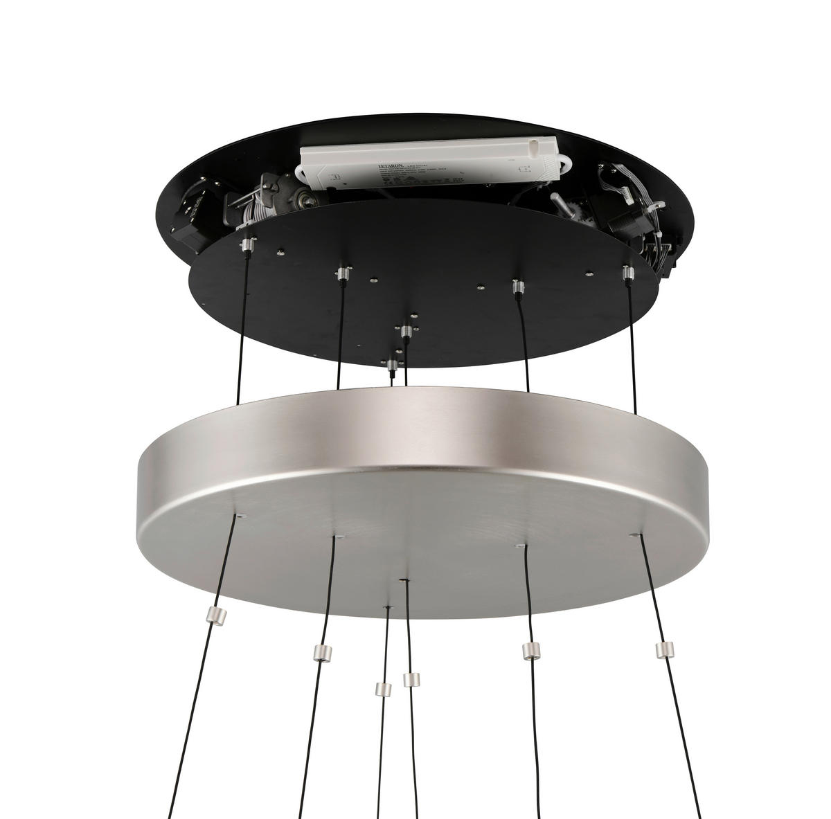 LED-HÄNGELEUCHTE 72,5/200 cm  - Nickelfarben, Design, Metall (72,5/200cm) - Trio Leuchten