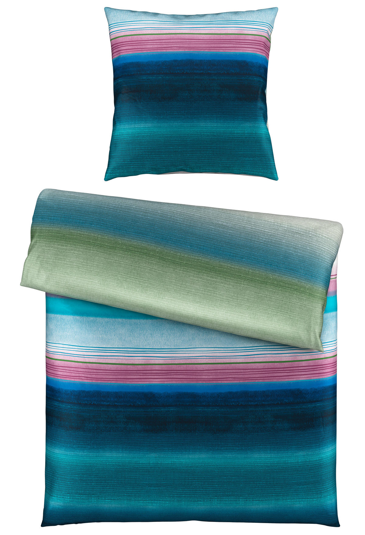 BETTWÄSCHE Satin 135/200 cm  - Multicolor, Textil (135/200cm) - Bio:Vio