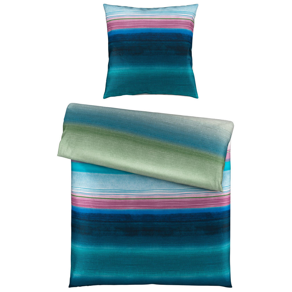 Thumbnail - Bio:Vio Bettwäsche, Mehrfarbig, Textil, 135x200 cm, Gots, Fsc, Oeko-Tex® Standard 100, pflegeleicht, atmungsaktiv, hautf...