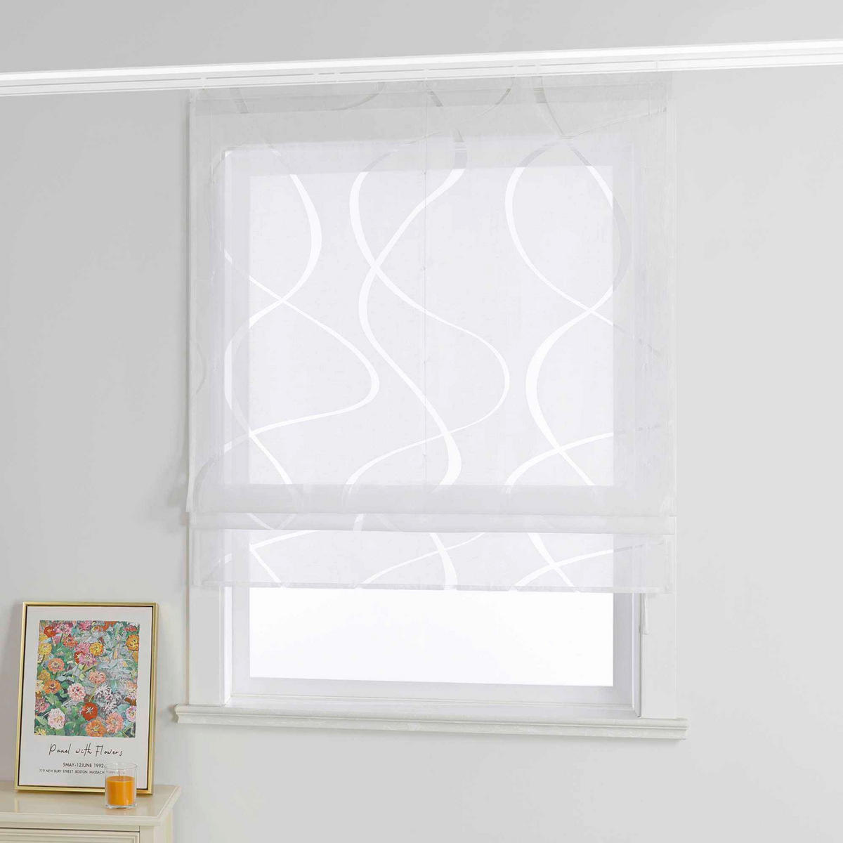 FALTROLLO  transparent  60/140 cm    - Weiß Hochglanz, Basics, Textil (60/140cm) - Joyswahl