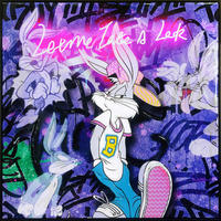 OLJNA SLIKA  80/80 cm   - lila/črna, Trend, umetna masa/tekstil (80/80cm) - Monee