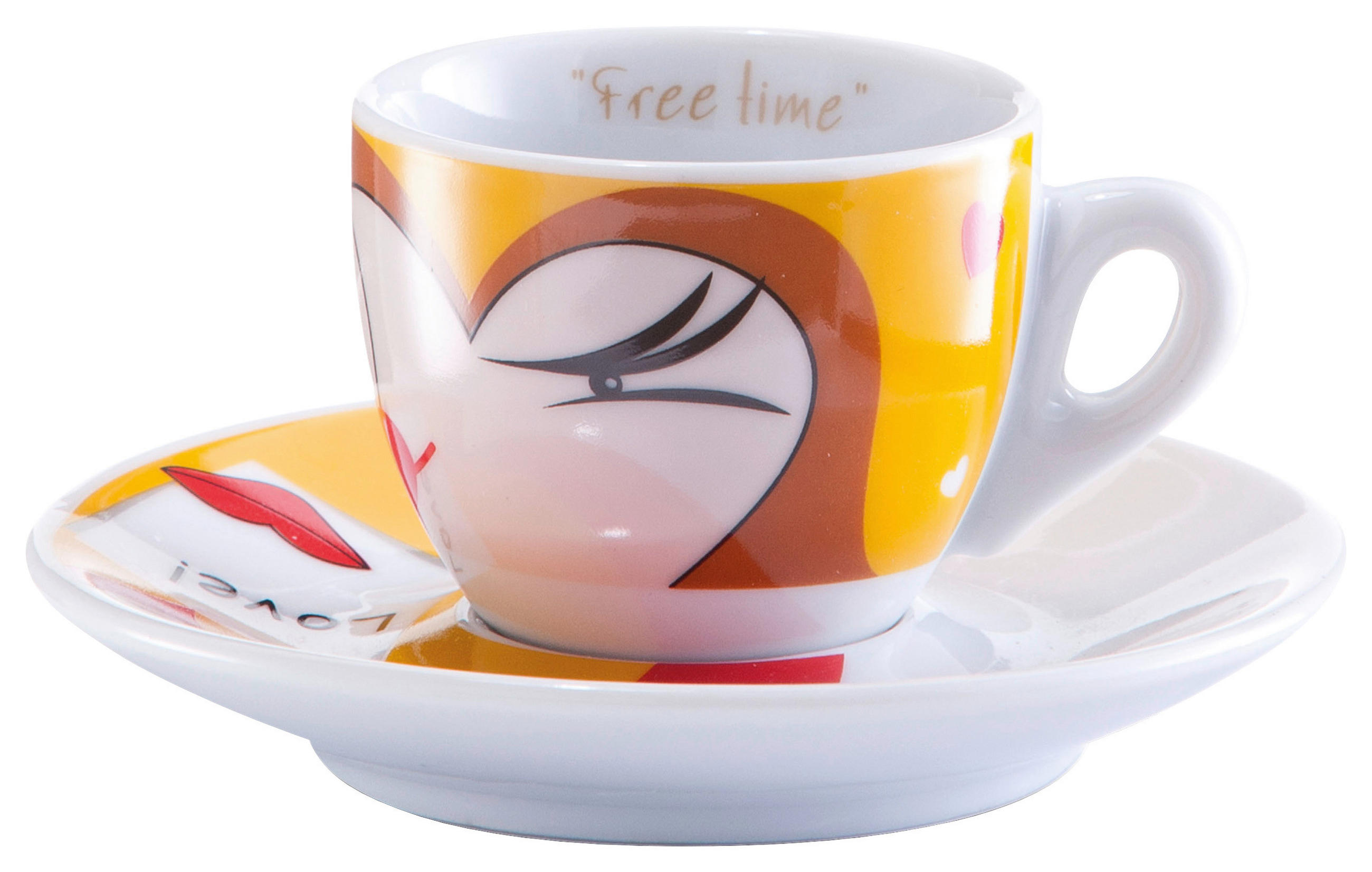 TASSENSET 12-teilig  - Multicolor, Basics, Keramik (32/13/9cm) - Zeller Present
