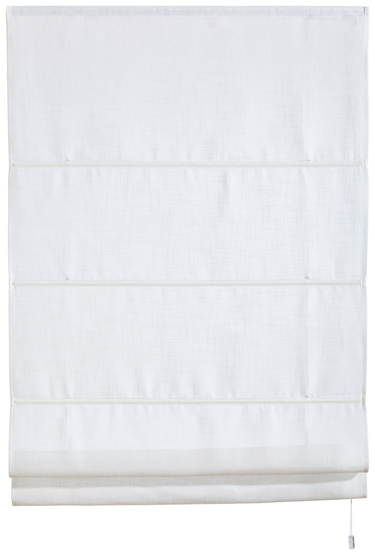 RAFFROLLO  halbtransparent   90/160 cm   - Creme, Basics, Textil (90/160cm) - Homeware