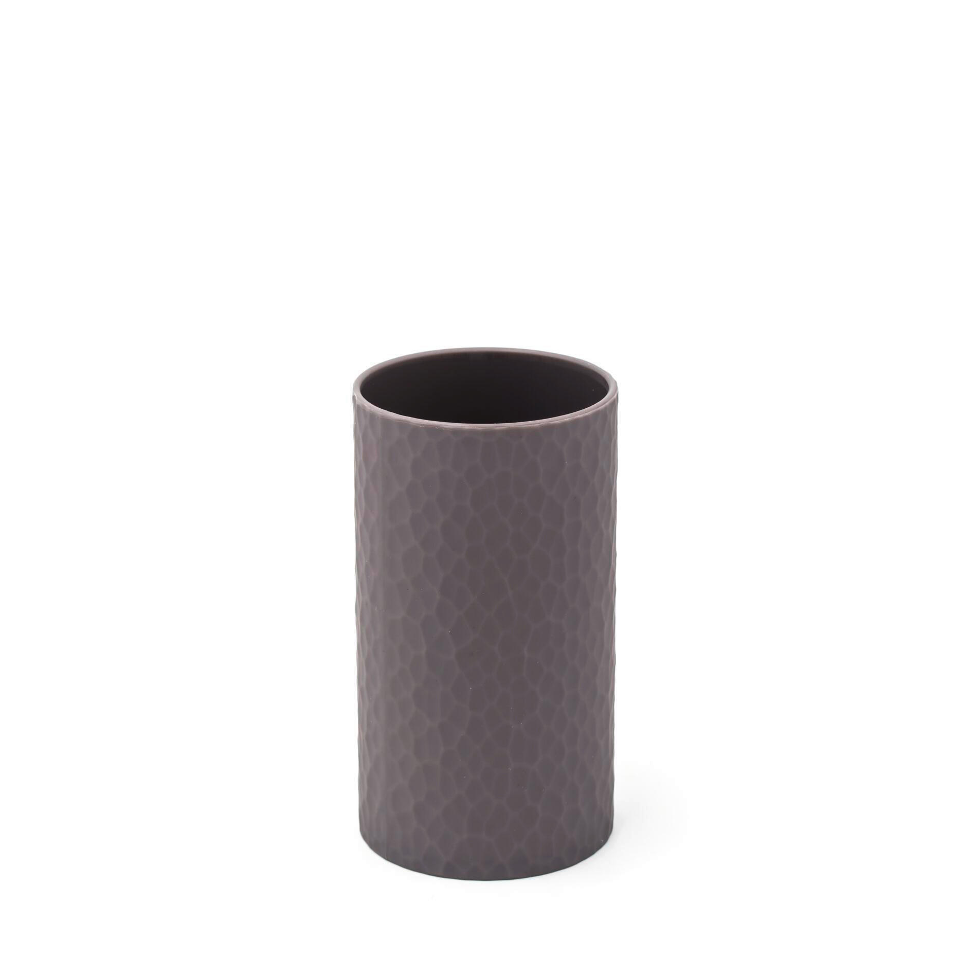 ZAHNPUTZBECHER Kunststoff  - Dunkelgrau, Basics, Kunststoff (7,1/11,5/7,1cm) - Sadena