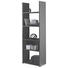 REGAL Anthrazit - Anthrazit/Grau, Design, Holzwerkstoff/Kunststoff (56/184/29cm) - CARRYHOME