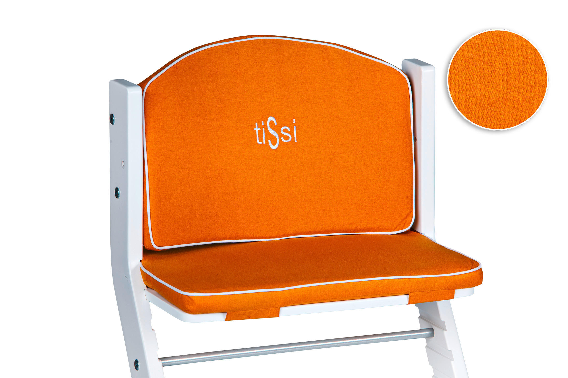 HOCHSTUHLEINLAGE Sitzpolster  - Dunkelorange, Basics (40/4/26cm) - tiSsi