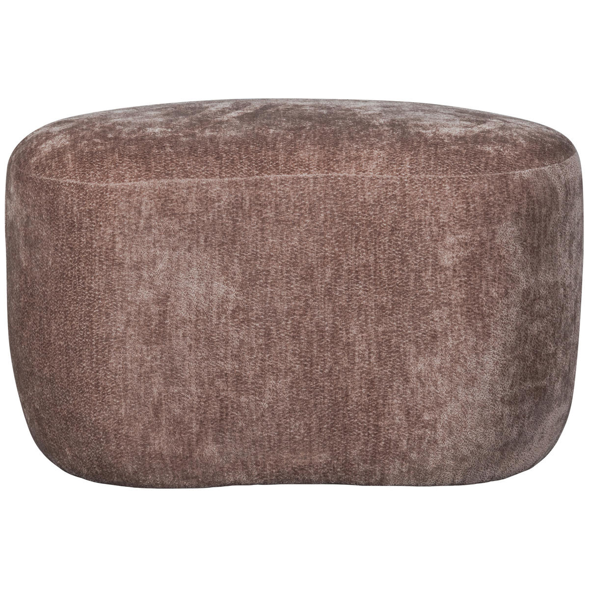 HOCKER Chenille Taupe  - Taupe, Design, Textil (73/43/51cm) - Livetastic