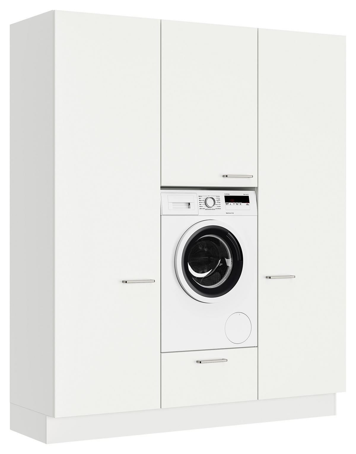 HAUSWIRTSCHAFTSRAUM 180/216,6/58,2 cm  in Weiß  - Weiß, MODERN, Holzwerkstoff (180/216,6/58,2cm) - Nobilia