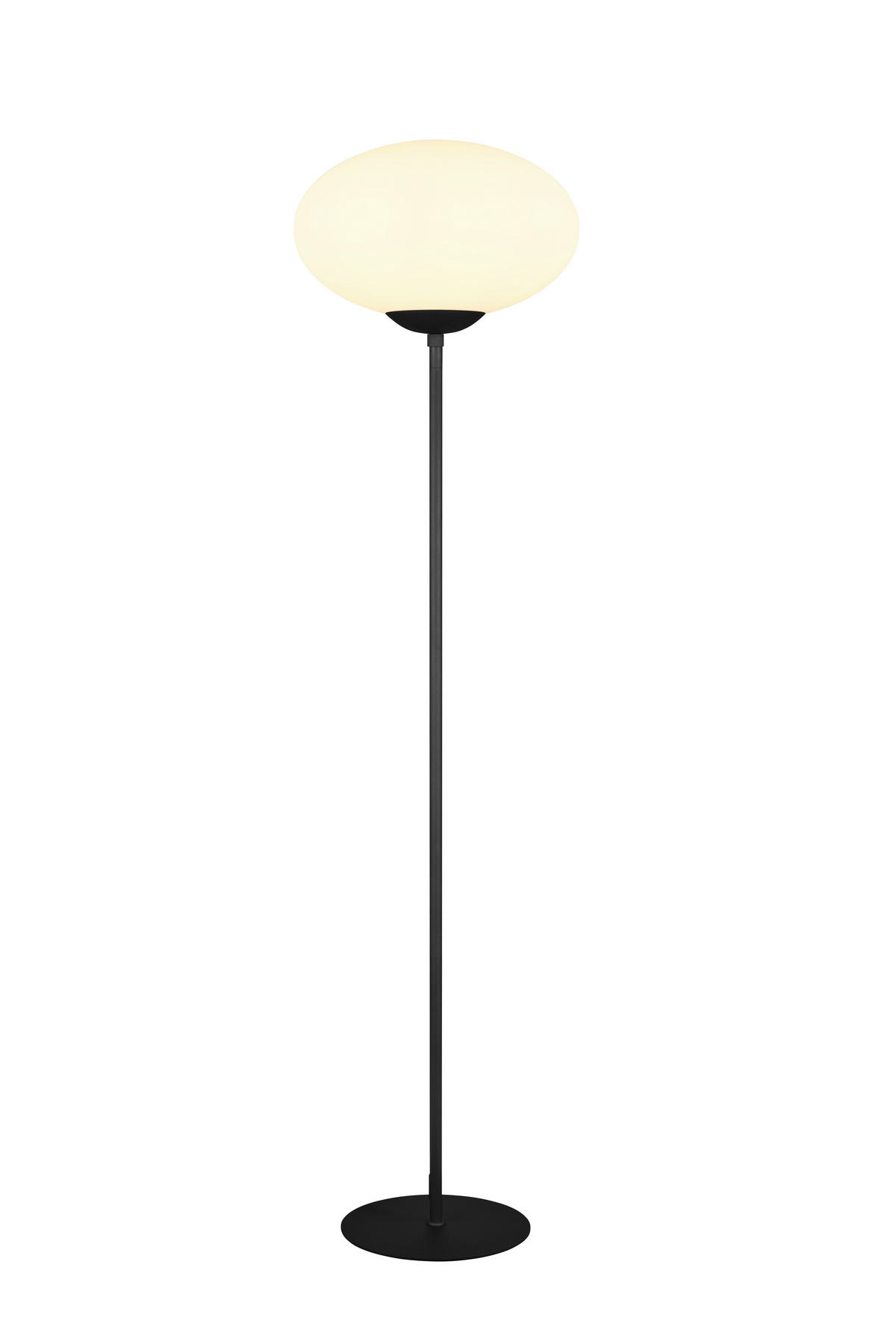 STEHLEUCHTE - Weiss/Schwarz, Basics, Glas/Metall (40/150cm) - Trio Leuchten