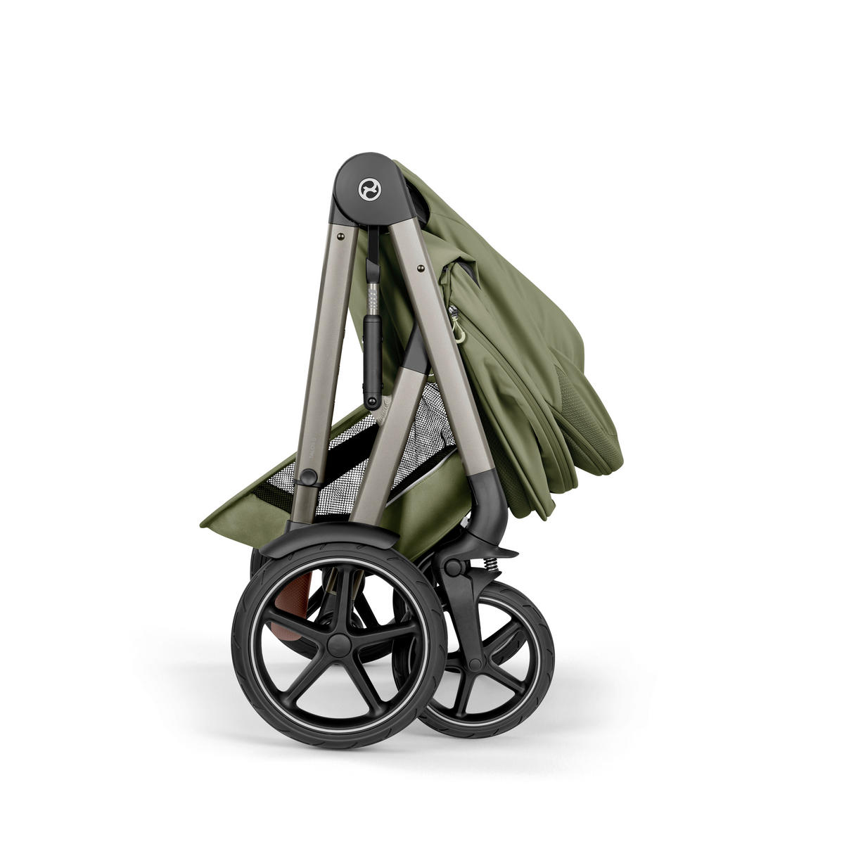 KINDERWAGEN Talos S TPE inkl. Fold-Carrycot  - Taupe/Khaki, Basics, Textil/Metall (93/60/115cm) - cybex GOLD