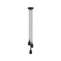 HÄNGELEUCHTE 10/10/200 cm  - Schwarz, Design, Kunststoff/Metall (10/10/200cm) - Paulmann