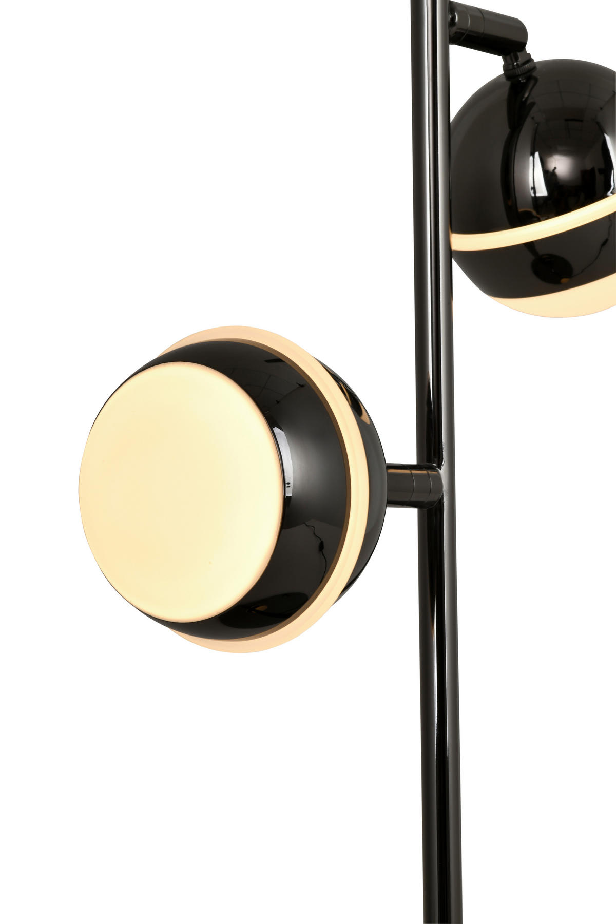LED-TISCHLEUCHTE Biarritz 24/42/15 cm  - Schwarzchrom, Design, Kunststoff/Metall (24/42/15cm)