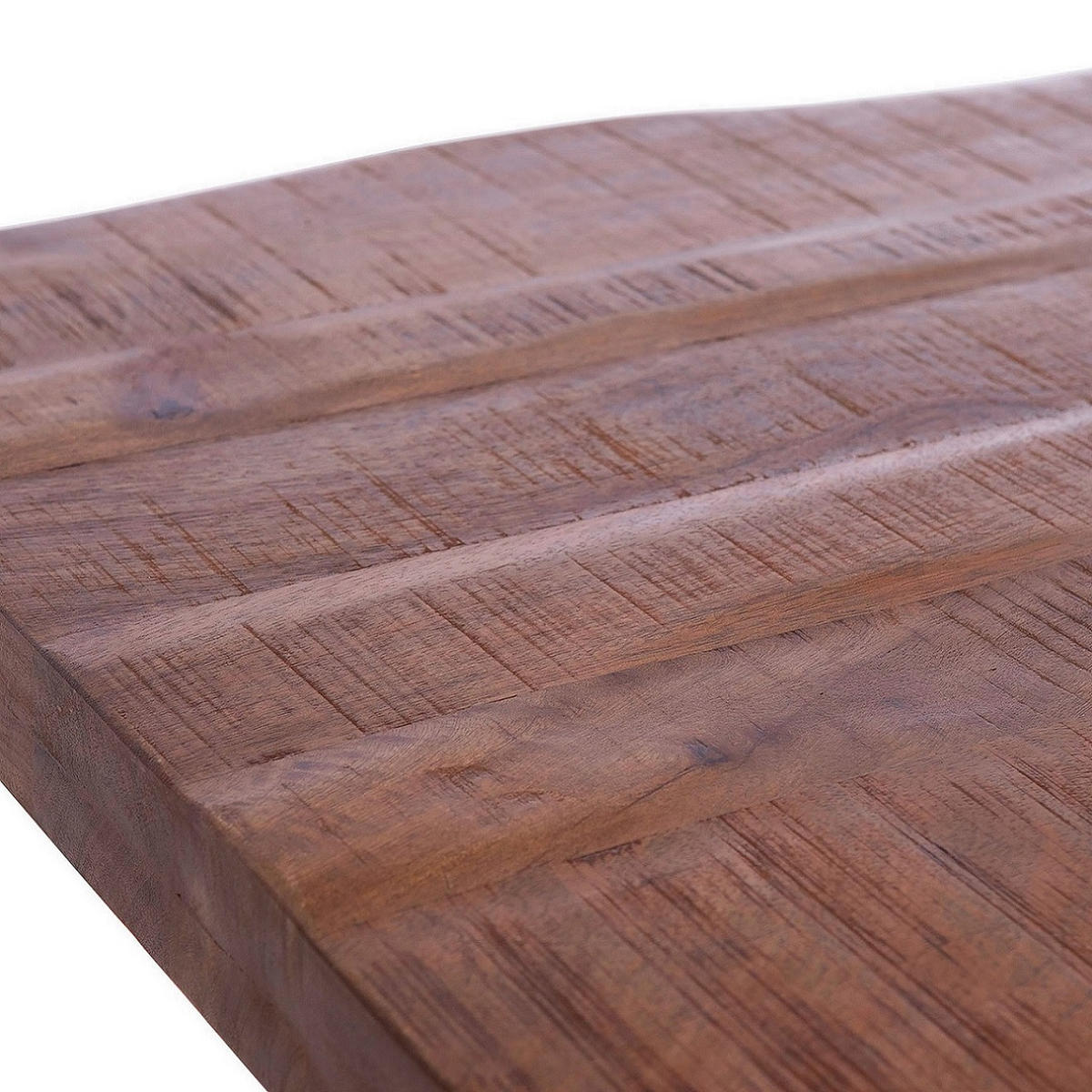 ESSTISCH in Metall, Holz 220/100/78 cm  - Schwarz/Naturfarben, MODERN, Holz/Metall (220/100/78cm) - Livetastic