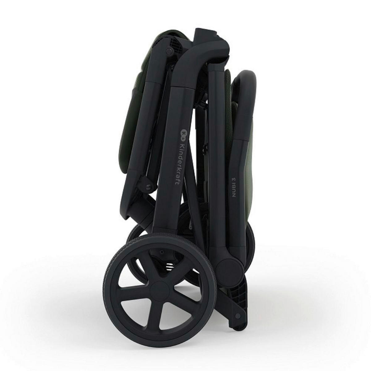 DJEČJA KOLICA  NUBI 3  - maslinasto zelena, Basics, metal/tekstil (68,5/53cm) - Kinderkraft