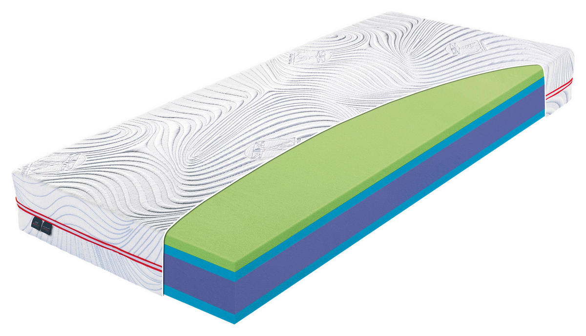 Saltea 90/200 cm  - alb, Basics (90/200cm) - Materasso