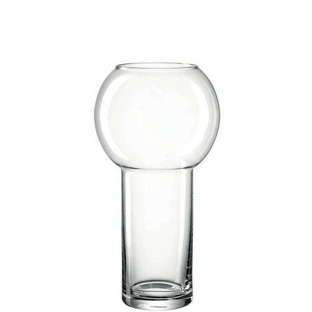 VASE 27,00 cm  - Transparent, Basics, Glas (14,10/27,00/14,10cm) - Leonardo