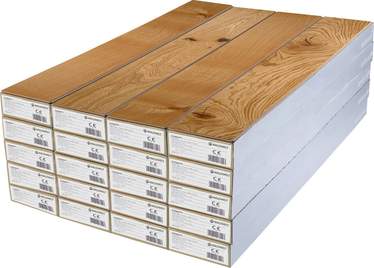 SCHLOSSDIELE Eiche rustikal  per  m² - Trend, Holz (224,5/19,3/1,3cm) - Waldwelt