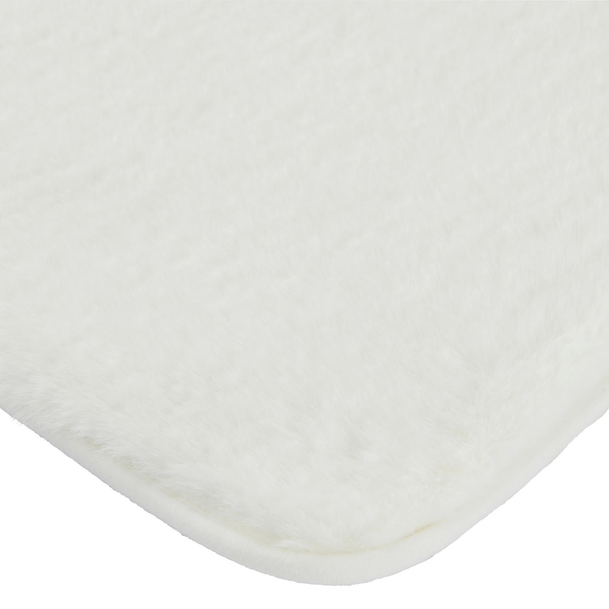 BADEMATTE Weiss 60/100 cm  - Weiss, Basics, Kunststoff/Textil (60/100cm) - Esposa