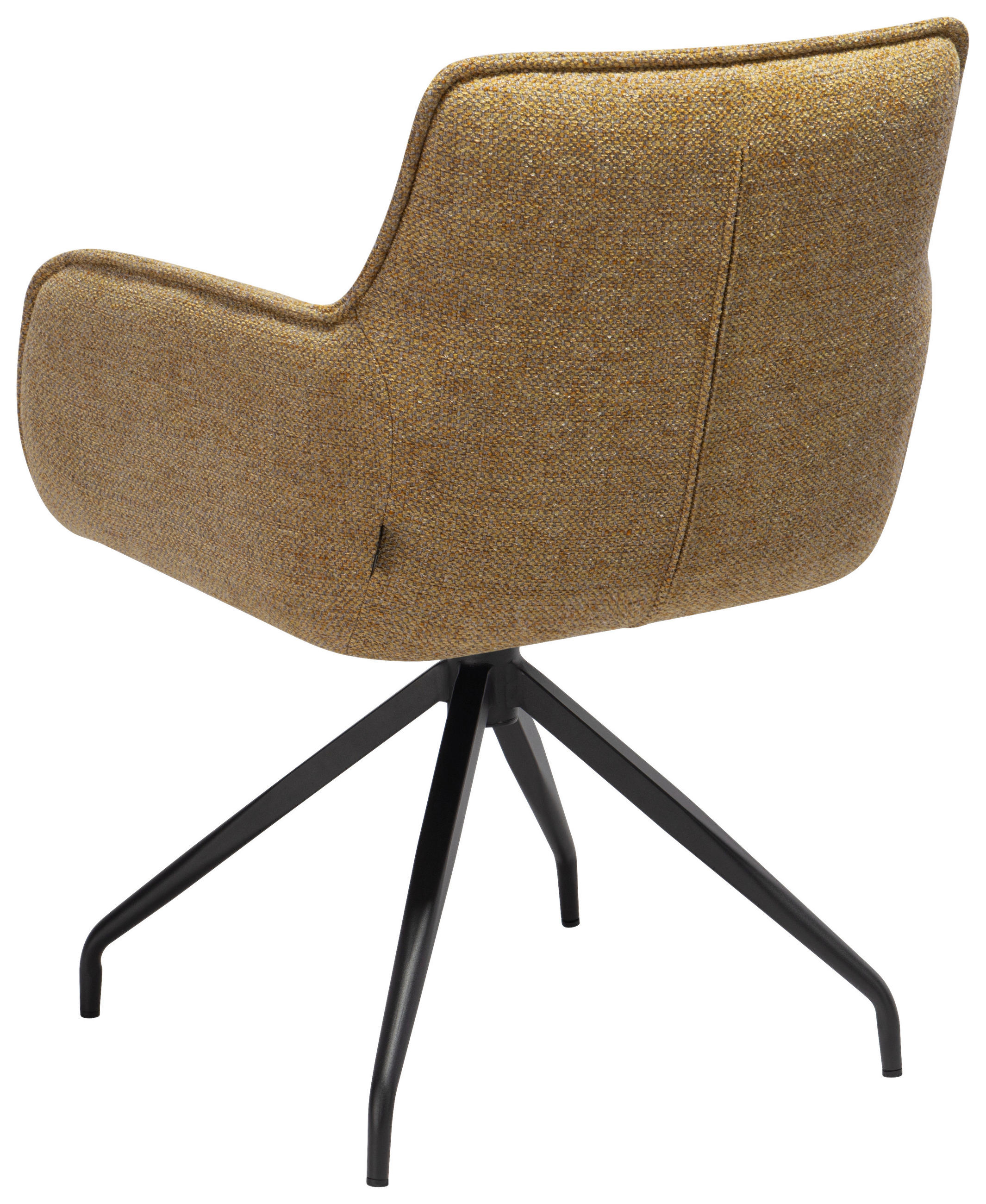 ŽIDLE S PODRUČKAMI, železo, mikrovlákno, žlutá - černá/žlutá, Design, kov/textil (63/84/62cm) - Novel